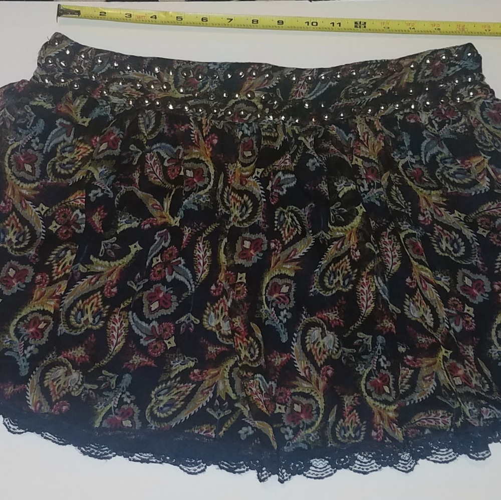 Navy blue skater skirt